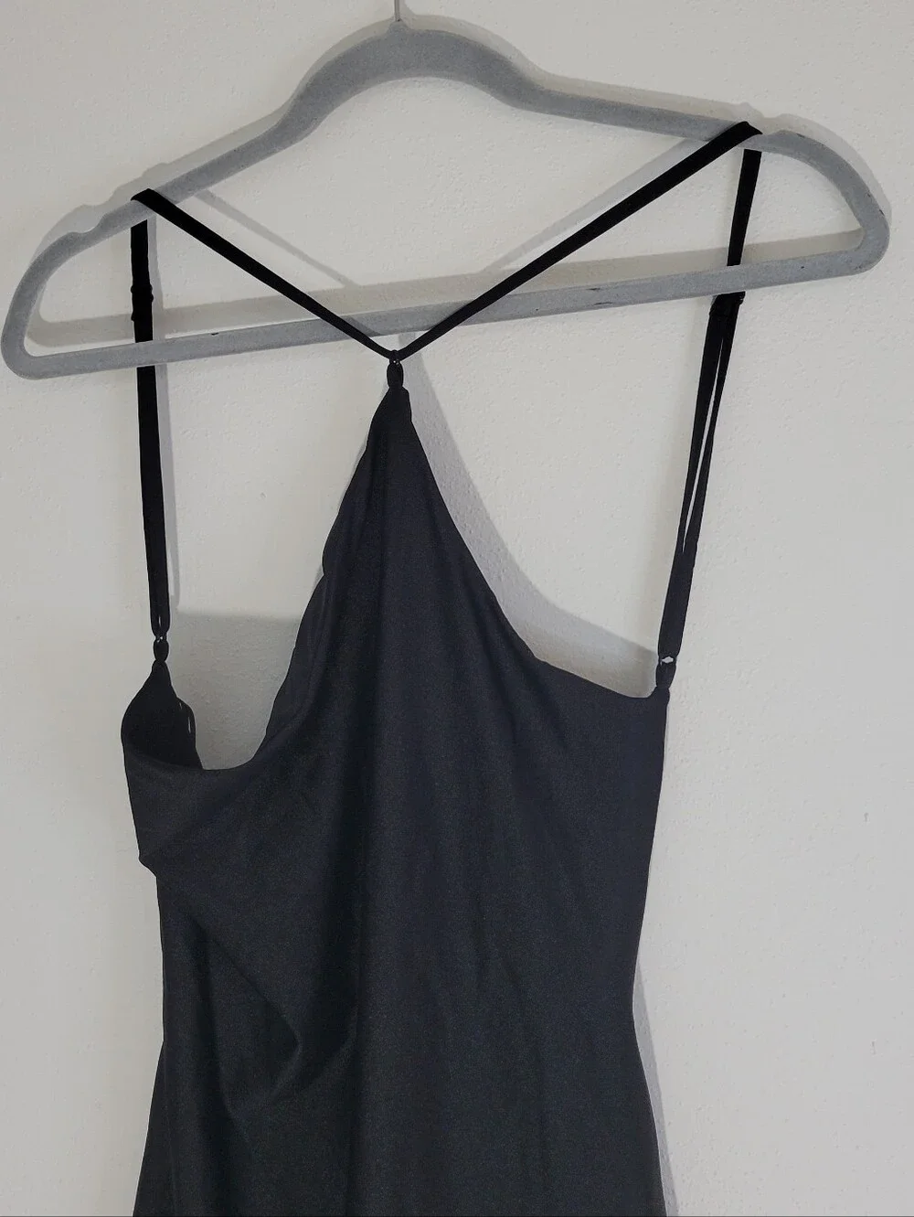 Lioness Black Women Size 6 Asymmetric Slip Mini Dress - Picture 3 of 10